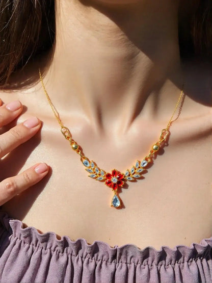 Elegant Chain Locket/Necklace for Girls/Women ZRORTHUB JEWELLERY